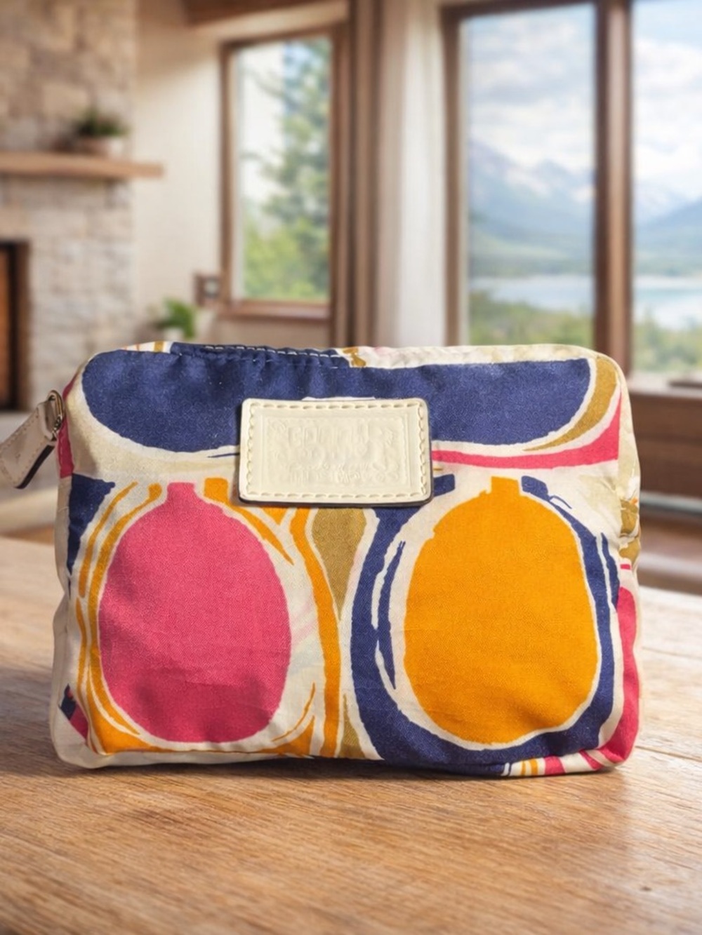 Coach Poppy 2010 Multicolor Folding tote in mono CC . - Picture 4 of 5